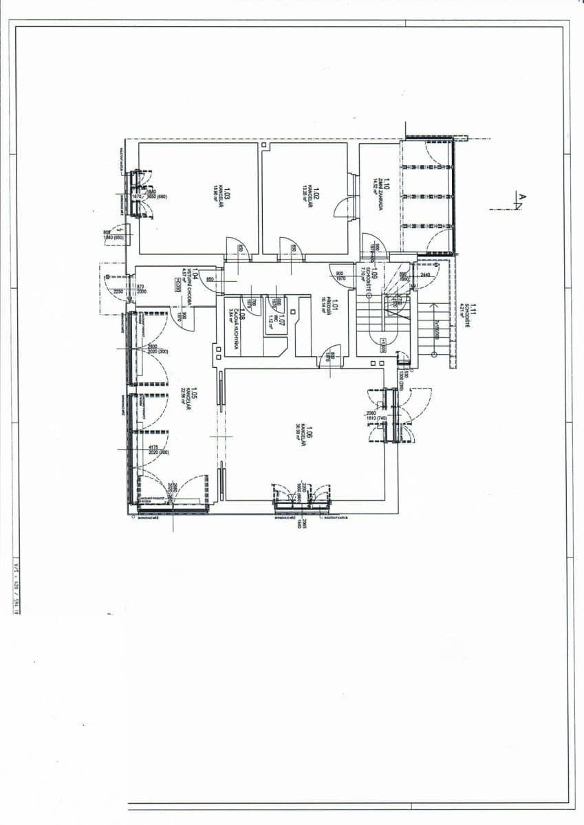 Prenájom kancelárie 125 m², Jilmová, Praha, Praha Prenájom kancelárie 125 m², Jilmová, Praha, Praha