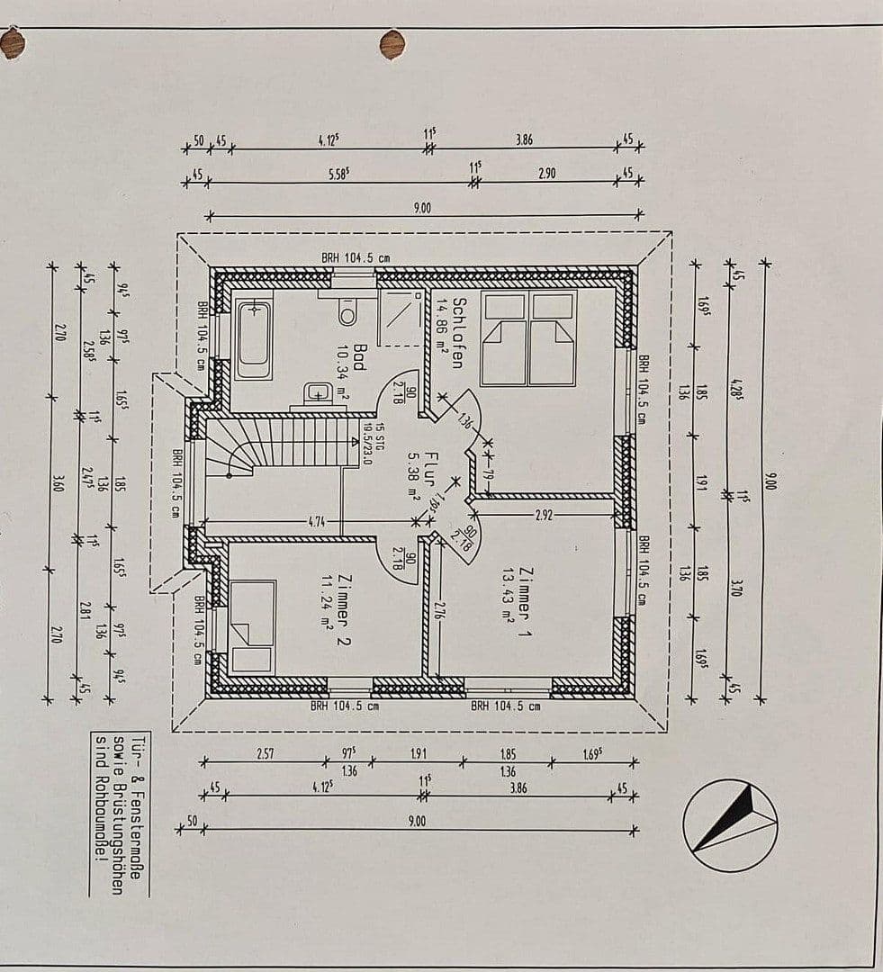 Predaj domu 120 m², pozemek 557 m², Breitenburg, Šlezvicko-Holštajnsko Predaj domu 120 m², pozemek 557 m², Breitenburg, Šlezvicko-Holštajnsko