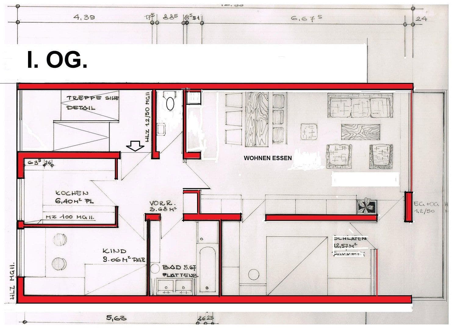 Prenájom bytu 3-izbový 74 m², Limburgstraße, Dettingen unter Teck, Bádensko-Wurttembersko Prenájom bytu 3-izbový 74 m², Limburgstraße, Dettingen unter Teck, Bádensko-Wurttembersko