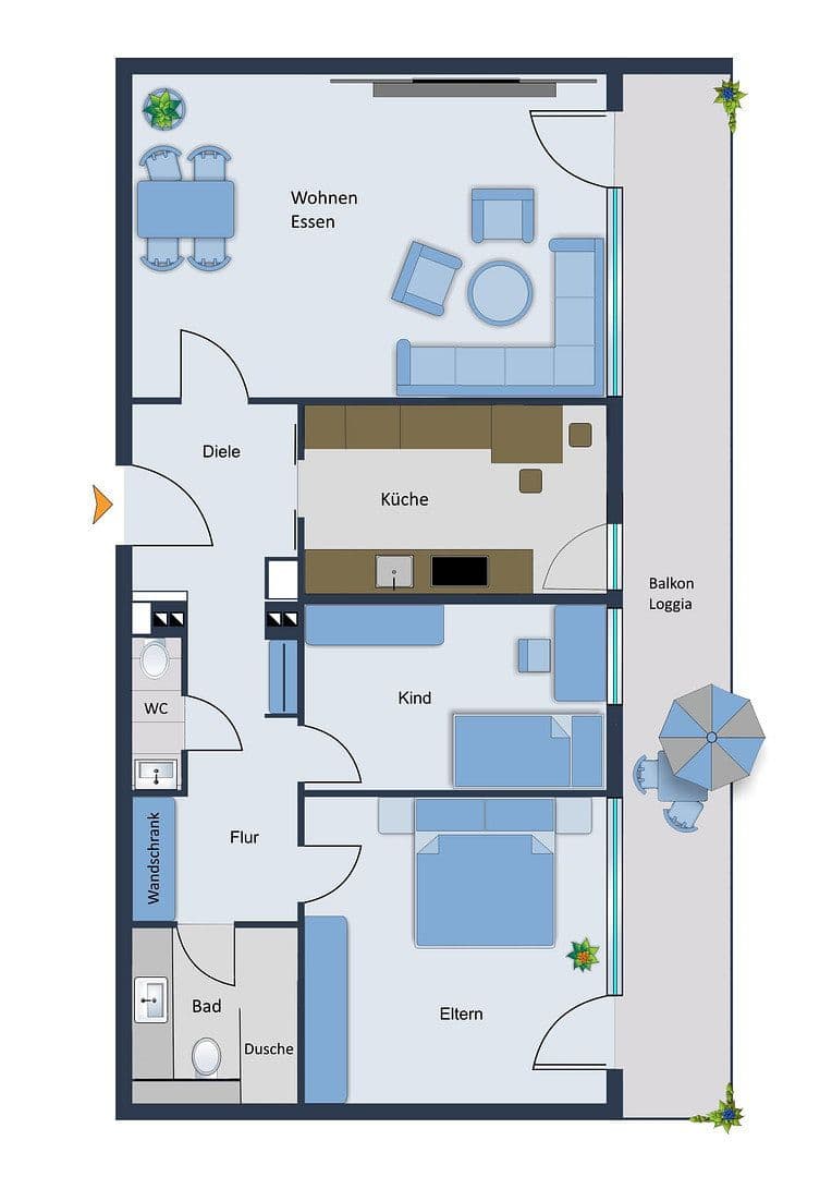 Predaj bytu 3-izbový 95 m², Saarbrücken, Sársko Predaj bytu 3-izbový 95 m², Saarbrücken, Sársko