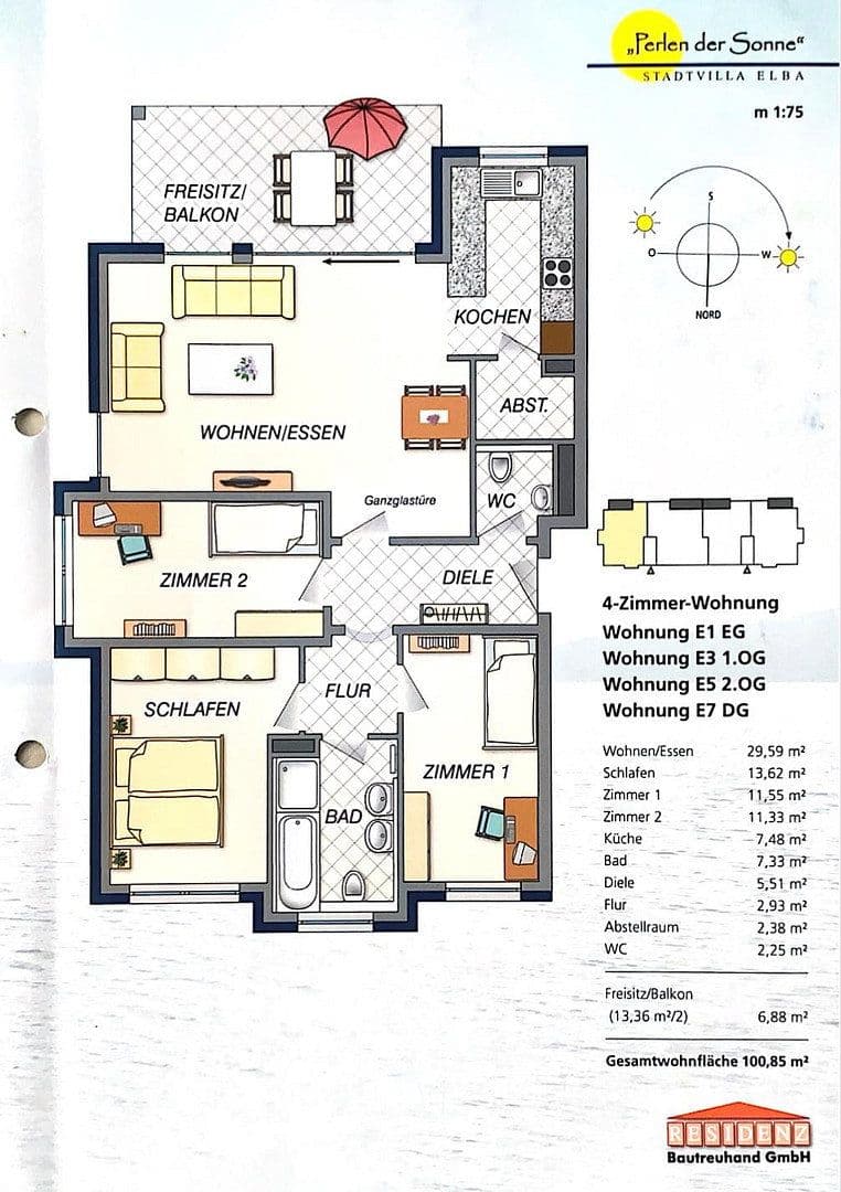 Predaj bytu 4-izbový 101 m², Remseck am Neckar, Bádensko-Wurttembersko Predaj bytu 4-izbový 101 m², Remseck am Neckar, Bádensko-Wurttembersko