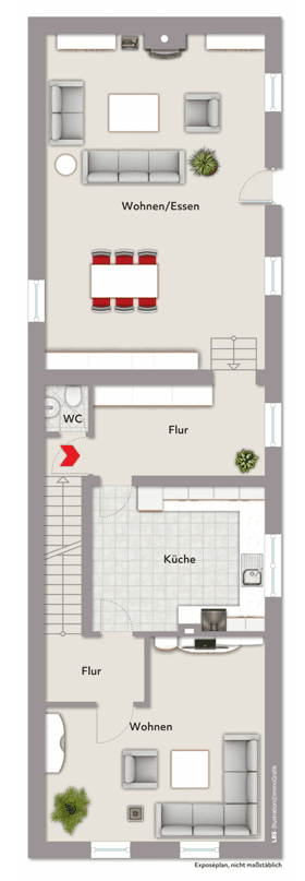Prenájom bytu 4-izbový 137 m², Hauptstr. 34, Helmstedt, Dolné Sasko Prenájom bytu 4-izbový 137 m², Hauptstr. 34, Helmstedt, Dolné Sasko
