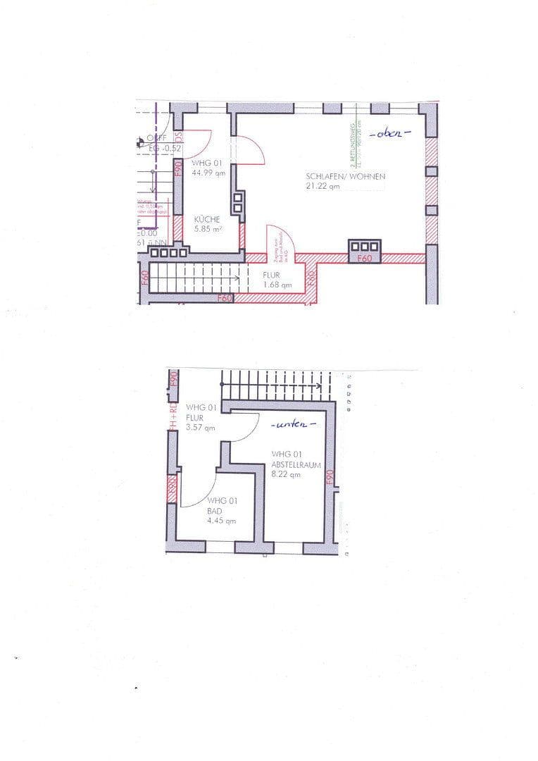 Predaj bytu 1-izbový 45 m², Mittelstr. 30, Bielefeld, Severné Porýnie - Westfálsko Predaj bytu 1-izbový 45 m², Mittelstr. 30, Bielefeld, Severné Porýnie - Westfálsko