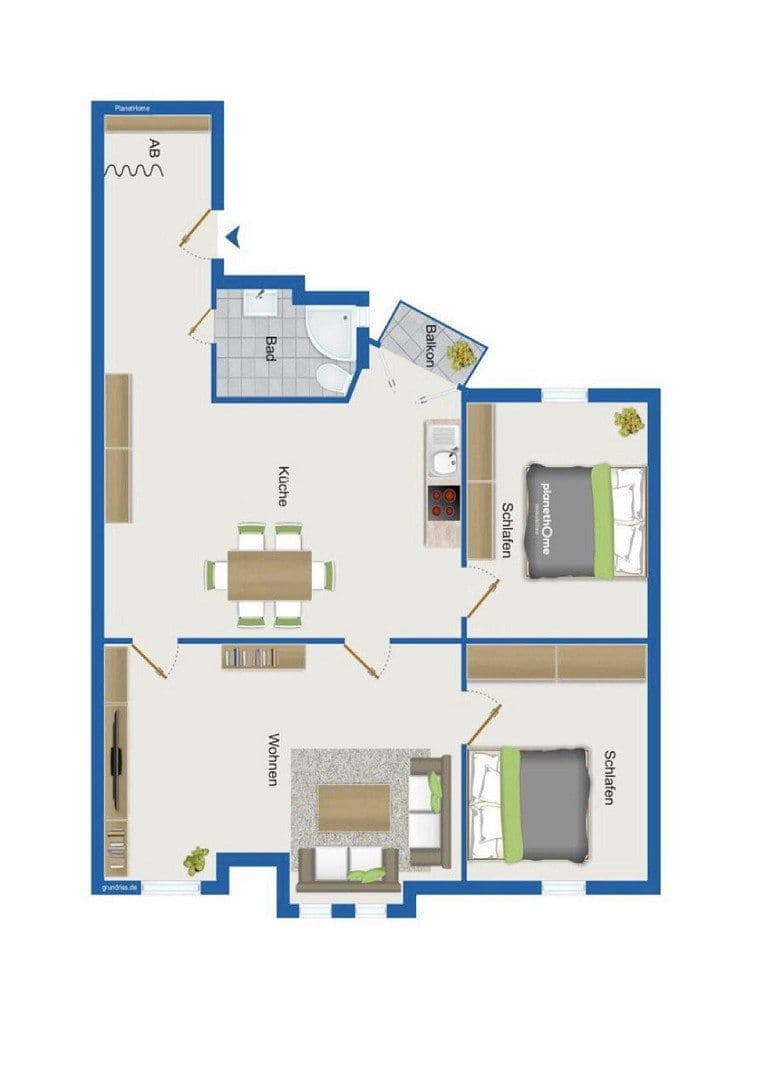Prenájom bytu 3-izbový 89 m², Lindenstraße 86, Köln, Severné Porýnie - Westfálsko Prenájom bytu 3-izbový 89 m², Lindenstraße 86, Köln, Severné Porýnie - Westfálsko