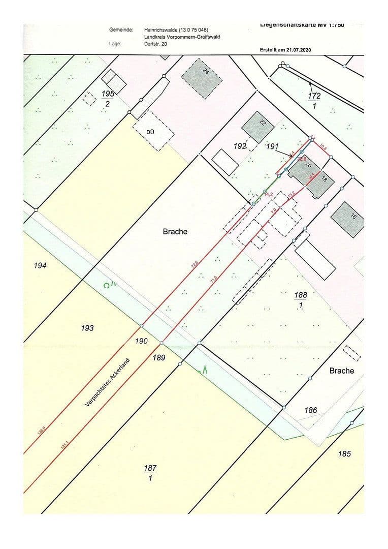 Predaj domu 145 m², pozemek 2.518 m², Dorfstraße 20, Heinrichswalde, Meklenbursko-Predpomoransko Predaj domu 145 m², pozemek 2.518 m², Dorfstraße 20, Heinrichswalde, Meklenbursko-Predpomoransko