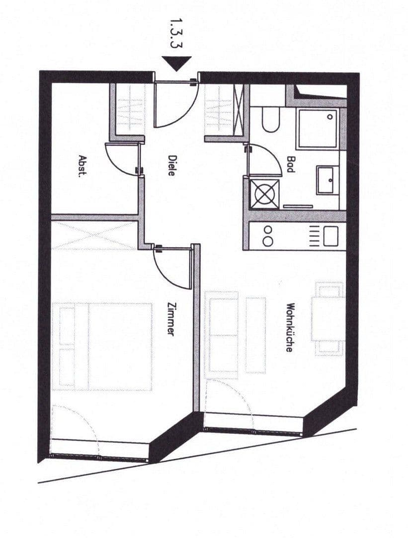 Predaj bytu 2-izbový 40 m², Chausseestr 108, Berlin, Berlín Predaj bytu 2-izbový 40 m², Chausseestr 108, Berlin, Berlín