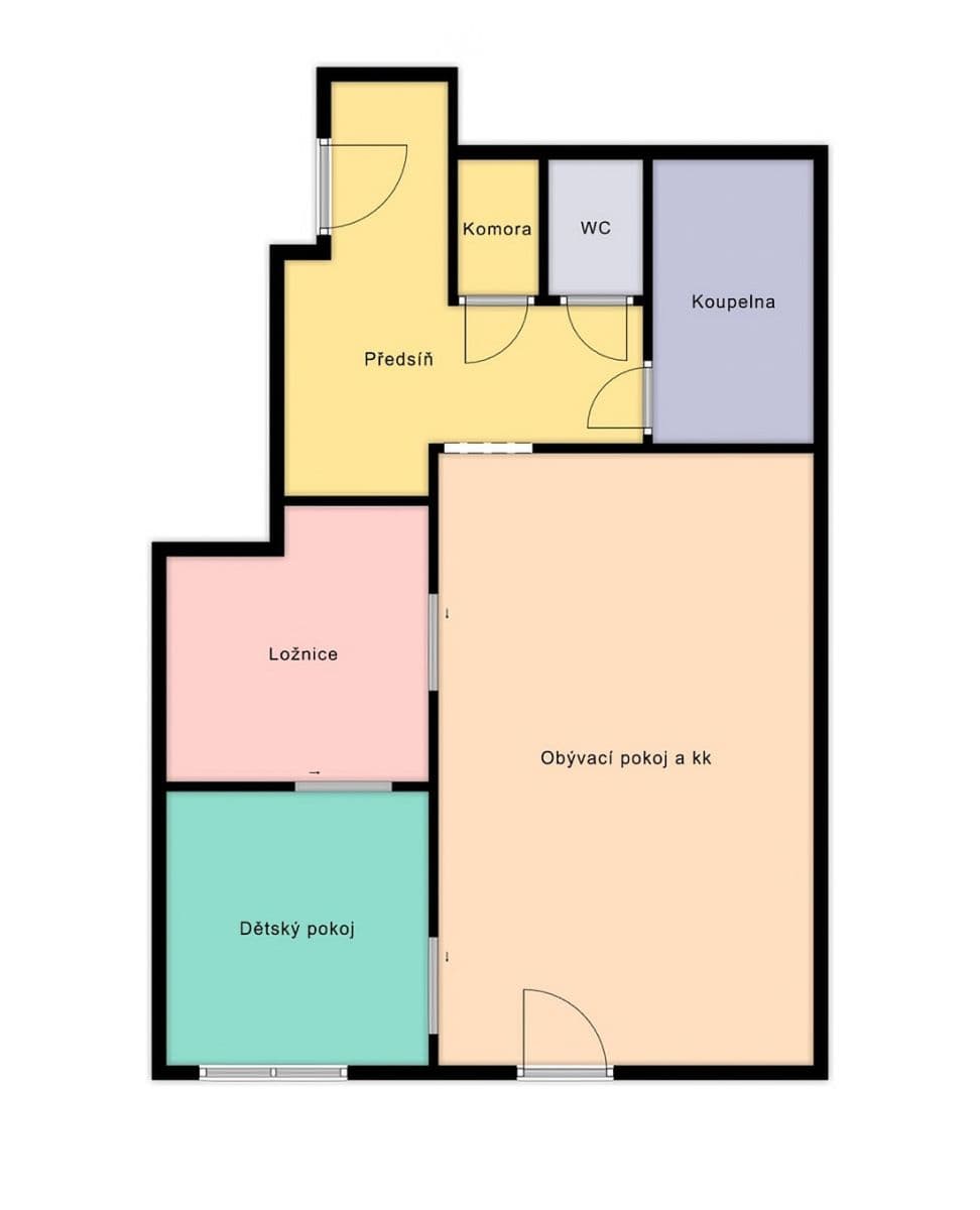 Predaj bytu 2-izbový 54 m², Herlíkovická, Praha, Praha Predaj bytu 2-izbový 54 m², Herlíkovická, Praha, Praha