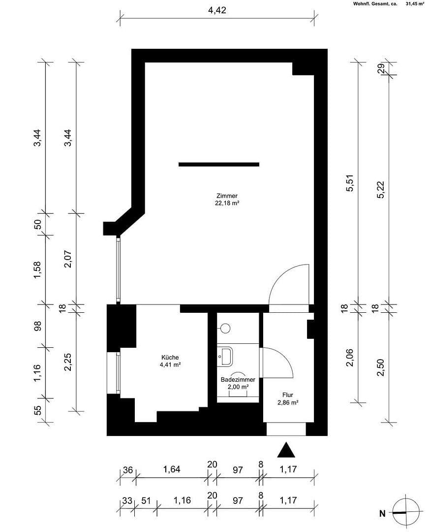 Predaj bytu 1-izbový 32 m², Berlin, Berlín Predaj bytu 1-izbový 32 m², Berlin, Berlín
