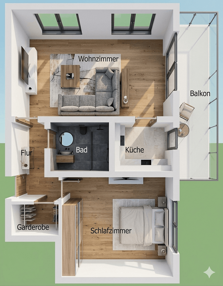 Predaj bytu 2-izbový 59 m², Hörselbergstraße 5, Frankfurt am Main, Hesensko Predaj bytu 2-izbový 59 m², Hörselbergstraße 5, Frankfurt am Main, Hesensko