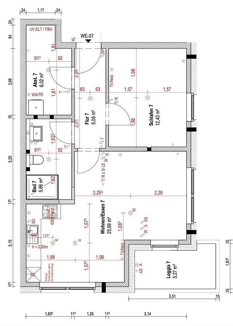 Prenájom bytu 2-izbový 58 m², Kamillenweg 32, Osnabrück, Dolné Sasko Prenájom bytu 2-izbový 58 m², Kamillenweg 32, Osnabrück, Dolné Sasko