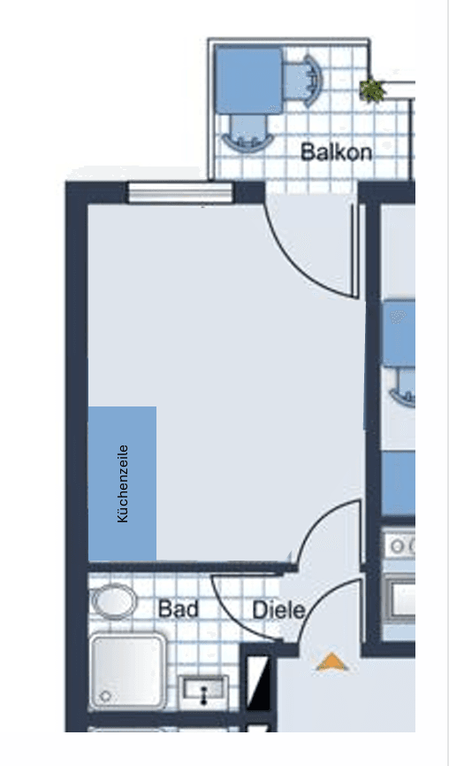 Prenájom bytu 1-izbový 17 m², München, Bavorsko Prenájom bytu 1-izbový 17 m², München, Bavorsko