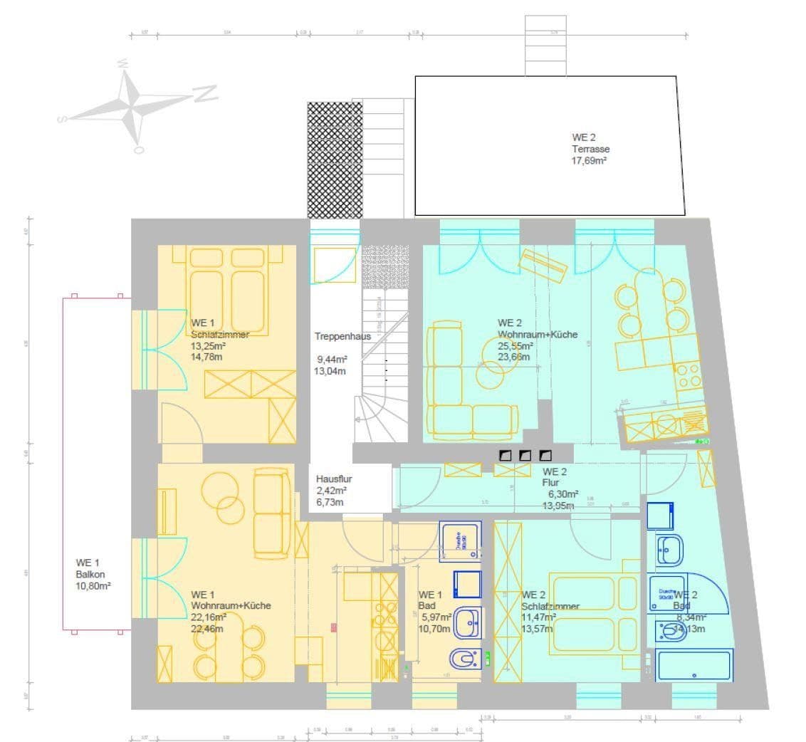 Prenájom bytu 2-izbový 61 m², Gutzmannstraße 8, Teupitz, Brandenbursko Prenájom bytu 2-izbový 61 m², Gutzmannstraße 8, Teupitz, Brandenbursko