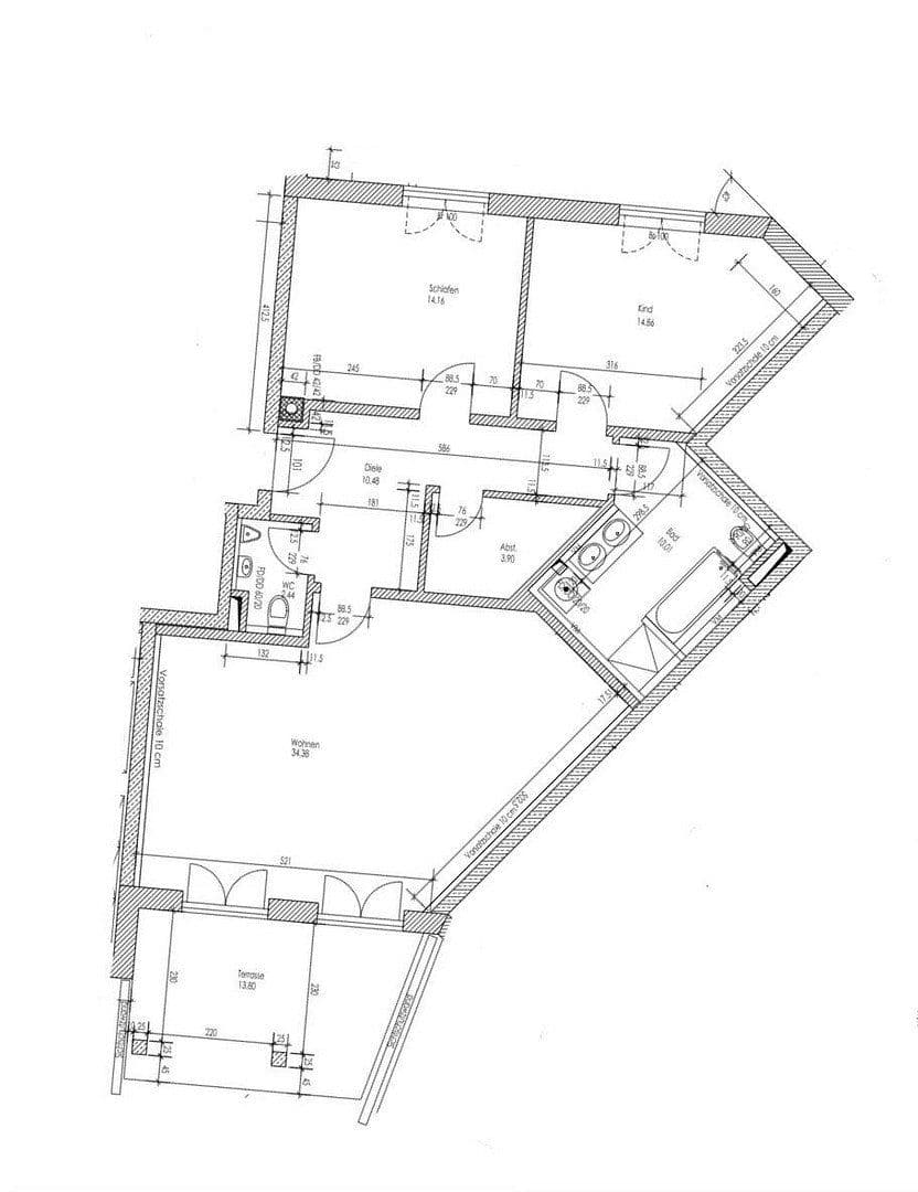 Predaj bytu 3-izbový 97 m², Rosenheim, Bavorsko Predaj bytu 3-izbový 97 m², Rosenheim, Bavorsko