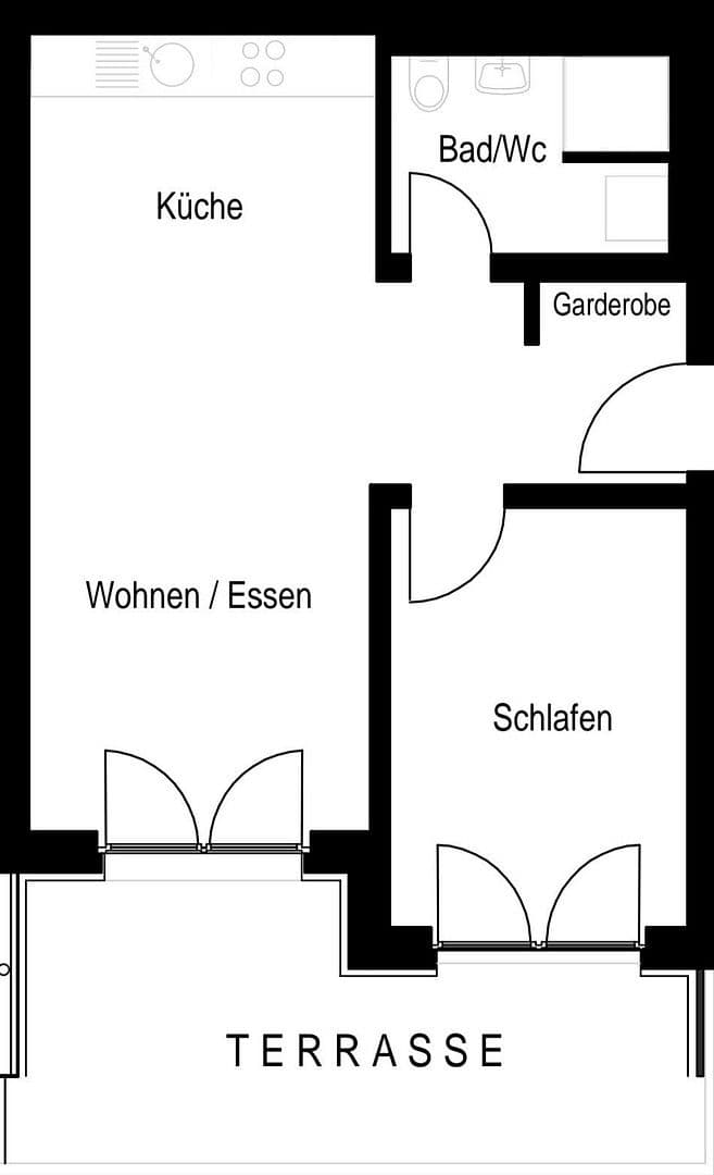 Prenájom bytu 2-izbový 48 m², Nürnberg, Bavorsko Prenájom bytu 2-izbový 48 m², Nürnberg, Bavorsko