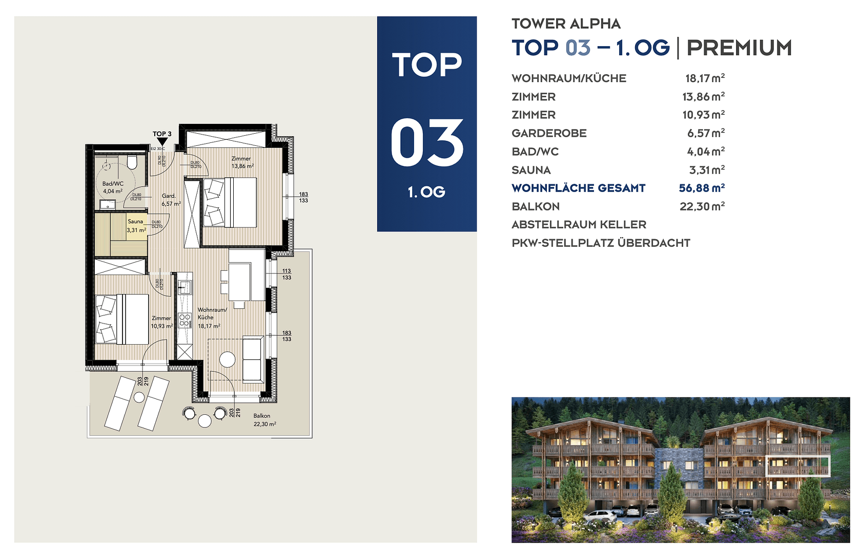 Predaj bytu 3-izbový 57 m², Schladming, Štajersko Predaj bytu 3-izbový 57 m², Schladming, Štajersko