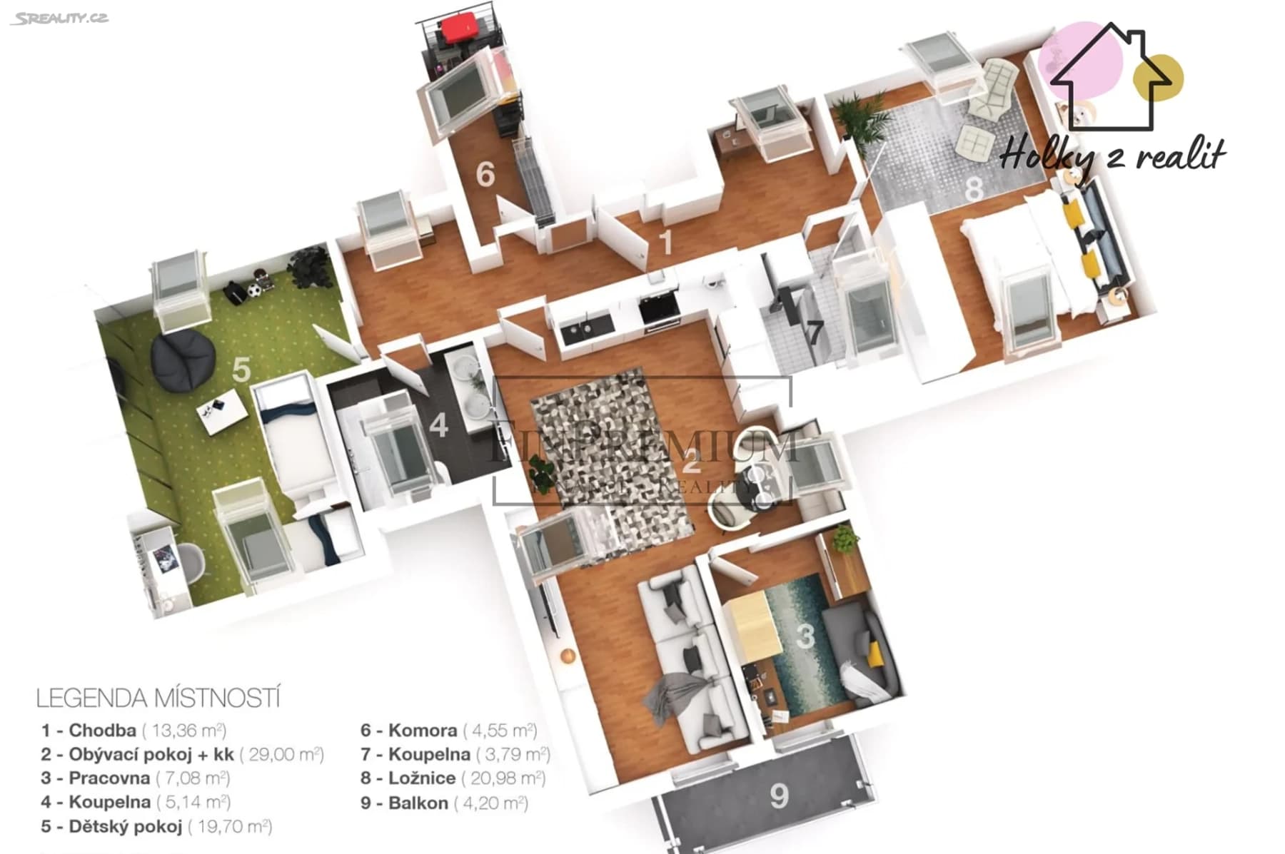 Predaj bytu 4-izbový 108 m², Lomená, Jesenice, Středočeský kraj Predaj bytu 4-izbový 108 m², Lomená, Jesenice, Středočeský kraj