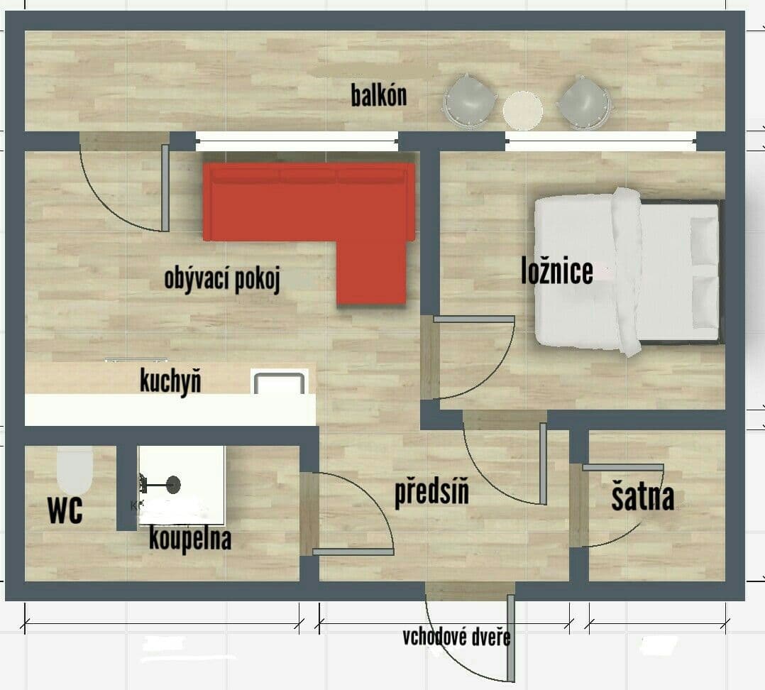 Predaj bytu 2-izbový 35 m², Revoluční, Litoměřice, Ústecký kraj Predaj bytu 2-izbový 35 m², Revoluční, Litoměřice, Ústecký kraj