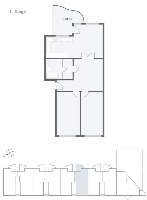 Predaj bytu 3-izbový 84 m², Am Speicher, 5, Berlin, Berlín Predaj bytu 3-izbový 84 m², Am Speicher, 5, Berlin, Berlín