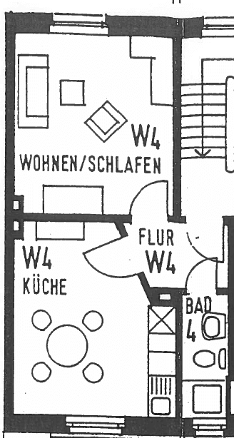 Prenájom bytu 1-izbový 35 m², Reinarzstr. 39, Krefeld, Severné Porýnie - Westfálsko Prenájom bytu 1-izbový 35 m², Reinarzstr. 39, Krefeld, Severné Porýnie - Westfálsko