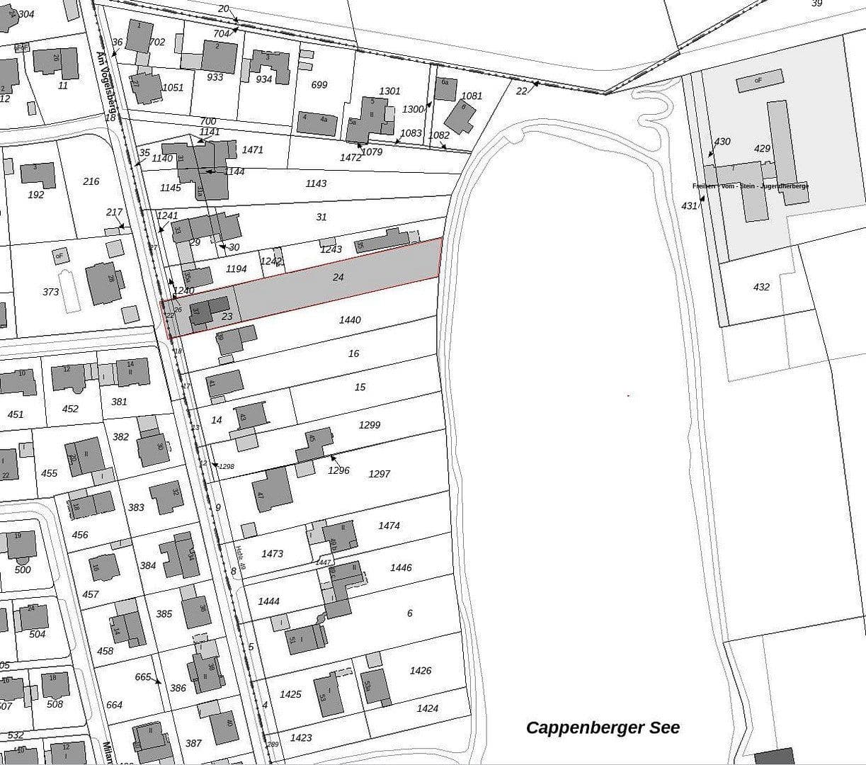 Predaj pozemku 1.848 m², Am Vogelsberg 37, Lünen, Severné Porýnie - Westfálsko Predaj pozemku 1.848 m², Am Vogelsberg 37, Lünen, Severné Porýnie - Westfálsko