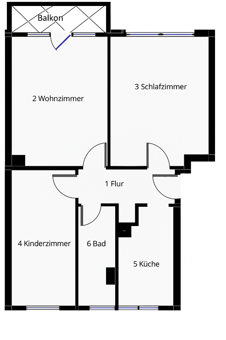 Prenájom bytu 3-izbový 60 m², Kliekener Schulstr. 2, Coswig (Anhalt), Sasko-Anhaltsko Prenájom bytu 3-izbový 60 m², Kliekener Schulstr. 2, Coswig (Anhalt), Sasko-Anhaltsko