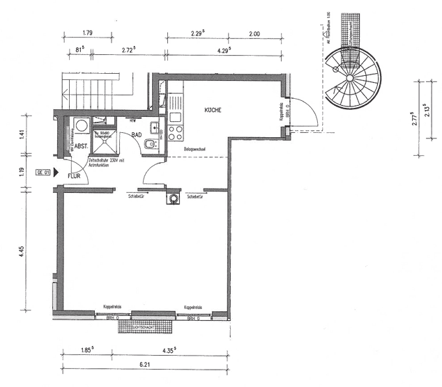 Prenájom bytu 1-izbový 51 m², Fuchstanzstr. 30, Frankfurt, Hesensko Prenájom bytu 1-izbový 51 m², Fuchstanzstr. 30, Frankfurt, Hesensko