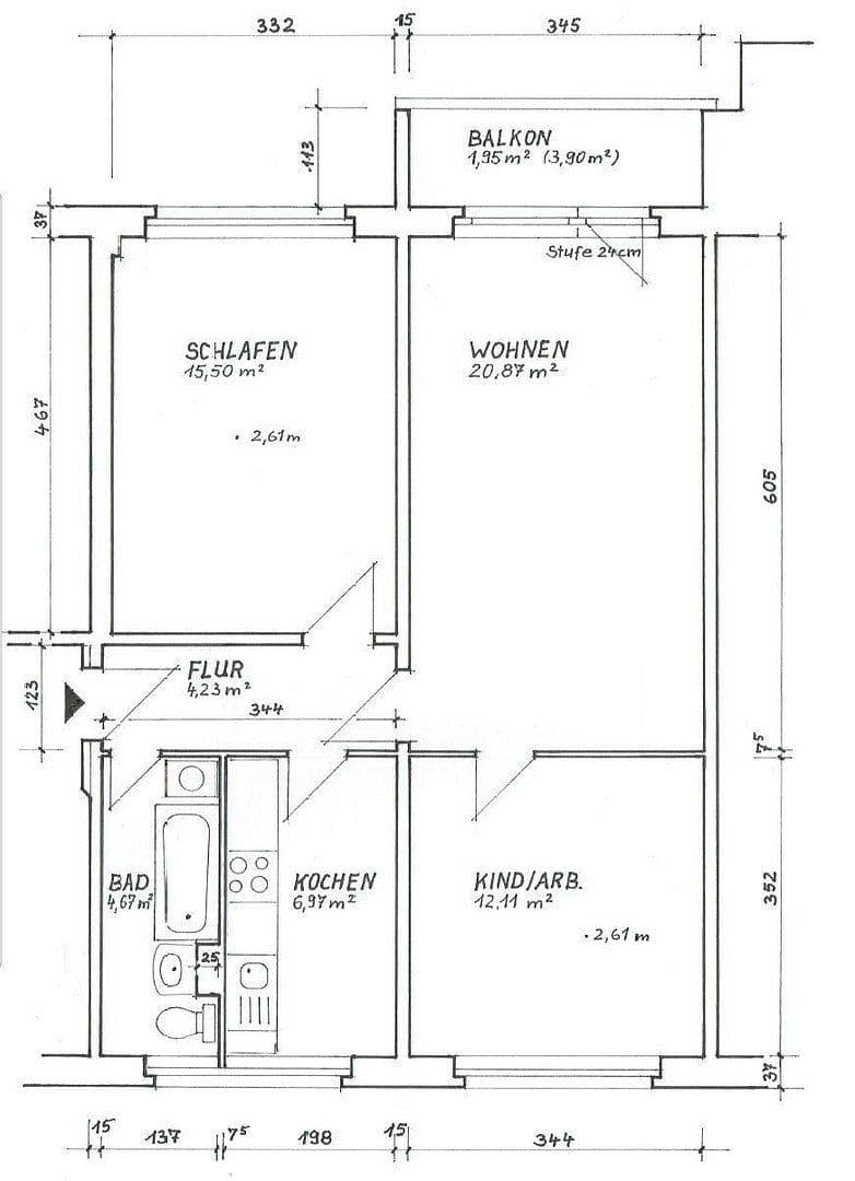 Prenájom bytu 3-izbový 66 m², Lippeweg 7, Merseburg, Sasko-Anhaltsko Prenájom bytu 3-izbový 66 m², Lippeweg 7, Merseburg, Sasko-Anhaltsko