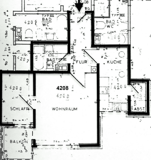 Predaj bytu 2-izbový 43 m², Flaßheide 31, Hamburg, Hamburg Predaj bytu 2-izbový 43 m², Flaßheide 31, Hamburg, Hamburg