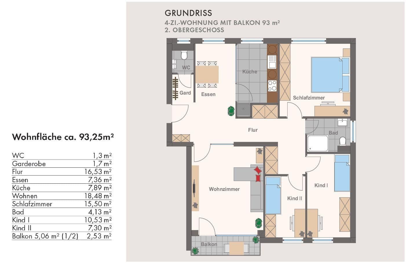 Prenájom bytu 4-izbový 93 m², Nürnberg, Bavorsko Prenájom bytu 4-izbový 93 m², Nürnberg, Bavorsko