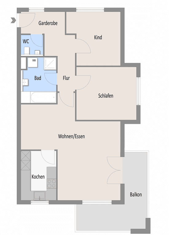 Prenájom bytu 3-izbový 82 m², Heilbronn, Bádensko-Wurttembersko Prenájom bytu 3-izbový 82 m², Heilbronn, Bádensko-Wurttembersko