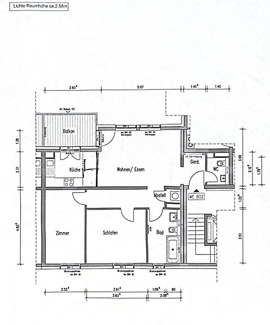 Predaj bytu 3-izbový 76 m², Frankfurt / Kalbach-Riedberg, Hesensko Predaj bytu 3-izbový 76 m², Frankfurt / Kalbach-Riedberg, Hesensko