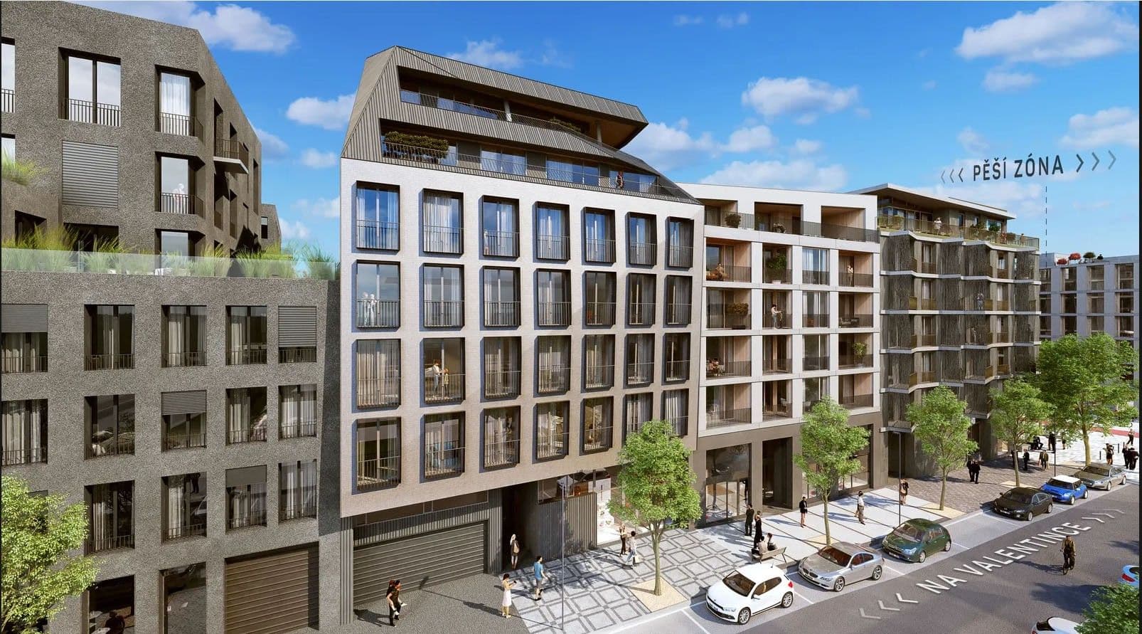 Predaj bytu 5-izbový 93 m², Na Valentince, Praha, Praha Predaj bytu 5-izbový 93 m², Na Valentince, Praha, Praha