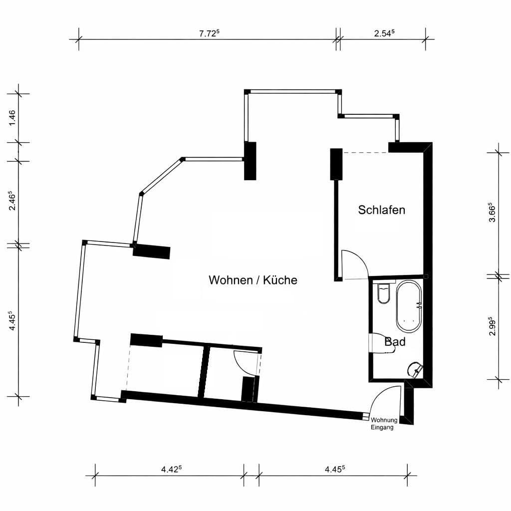 Predaj bytu 2-izbový 75 m², Bremen, Brémy Predaj bytu 2-izbový 75 m², Bremen, Brémy