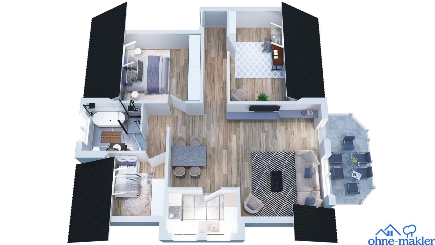 Predaj bytu 4-izbový 93 m², Birkenheide, Porýnie-Falcko Predaj bytu 4-izbový 93 m², Birkenheide, Porýnie-Falcko