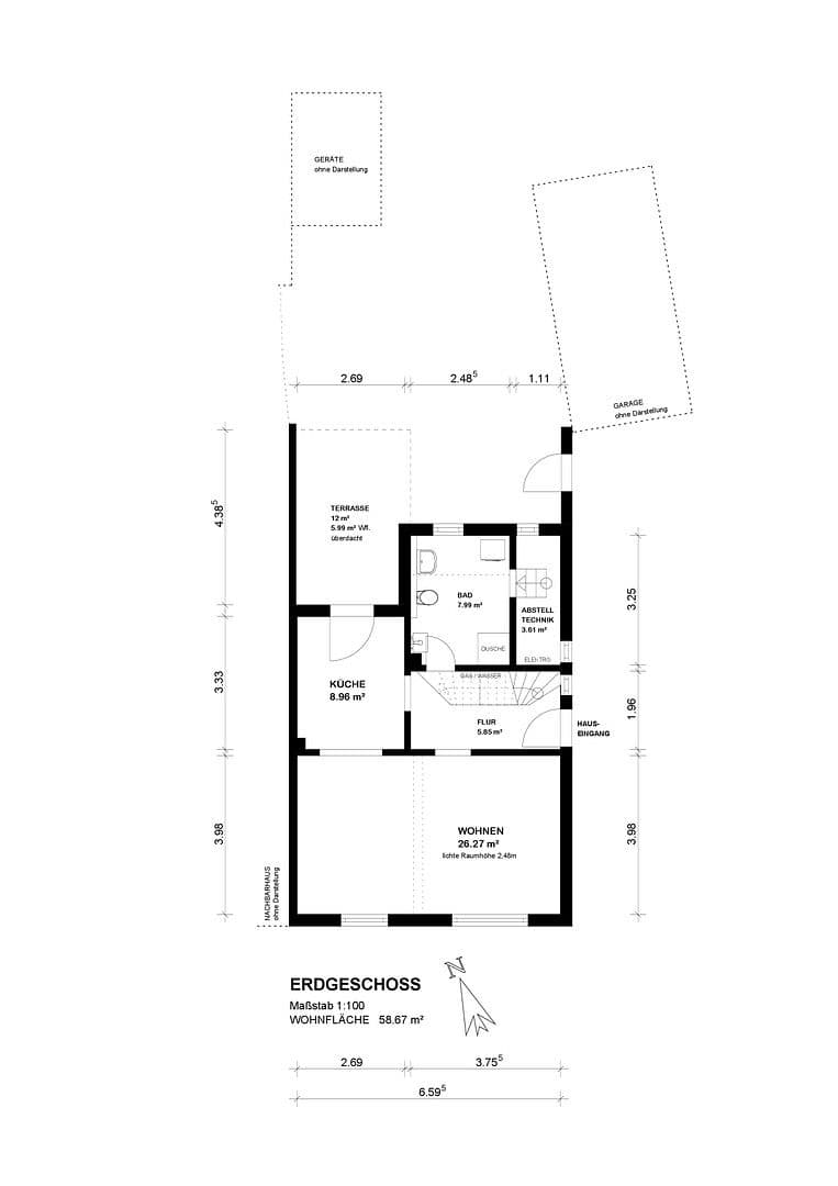 Predaj domu 86 m², pozemek 642 m², Am Rickmers Park 29, Bremen, Brémy Predaj domu 86 m², pozemek 642 m², Am Rickmers Park 29, Bremen, Brémy