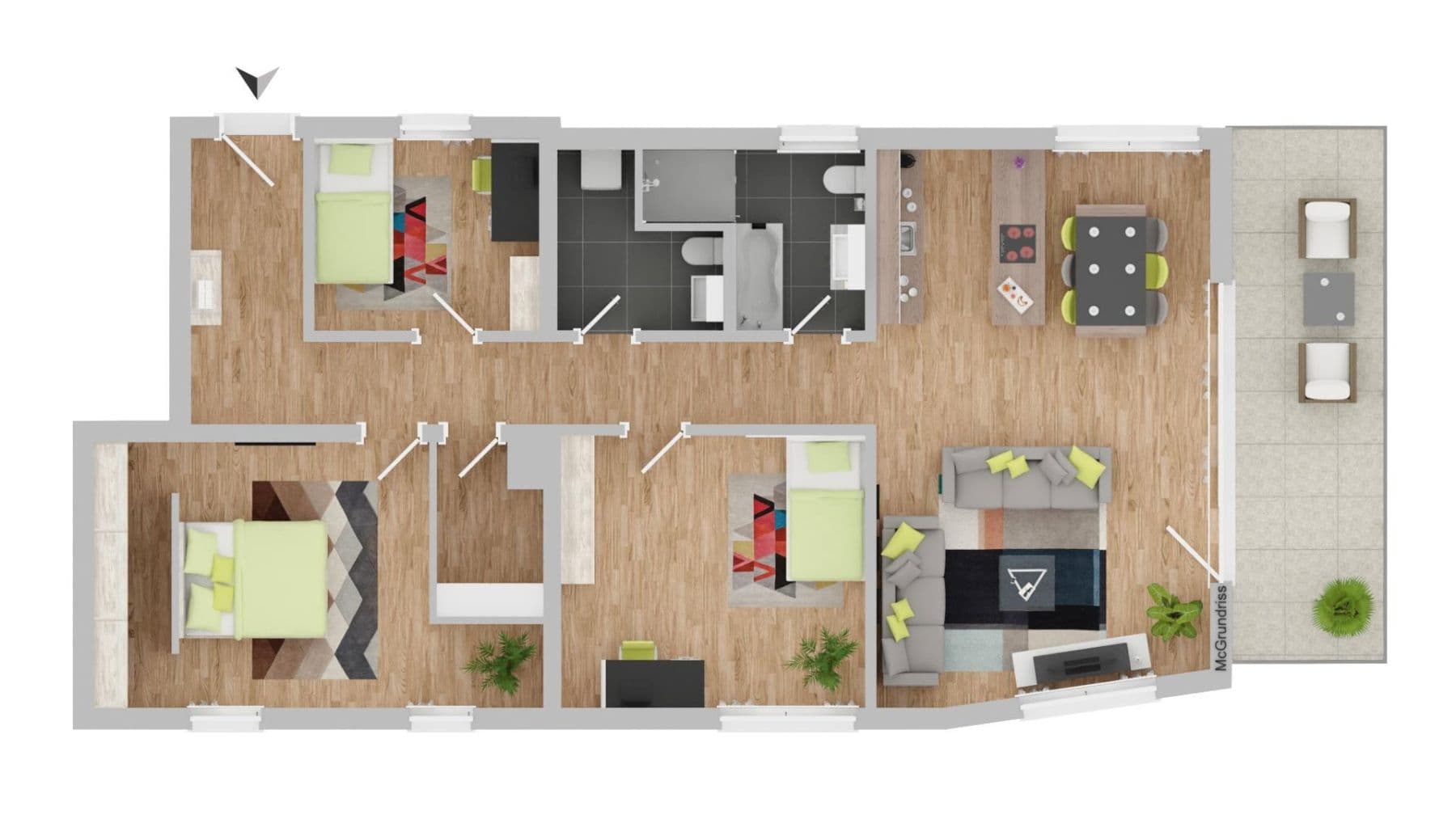 Prenájom bytu 4-izbový 109 m², Sigmaringen, Bádensko-Wurttembersko Prenájom bytu 4-izbový 109 m², Sigmaringen, Bádensko-Wurttembersko