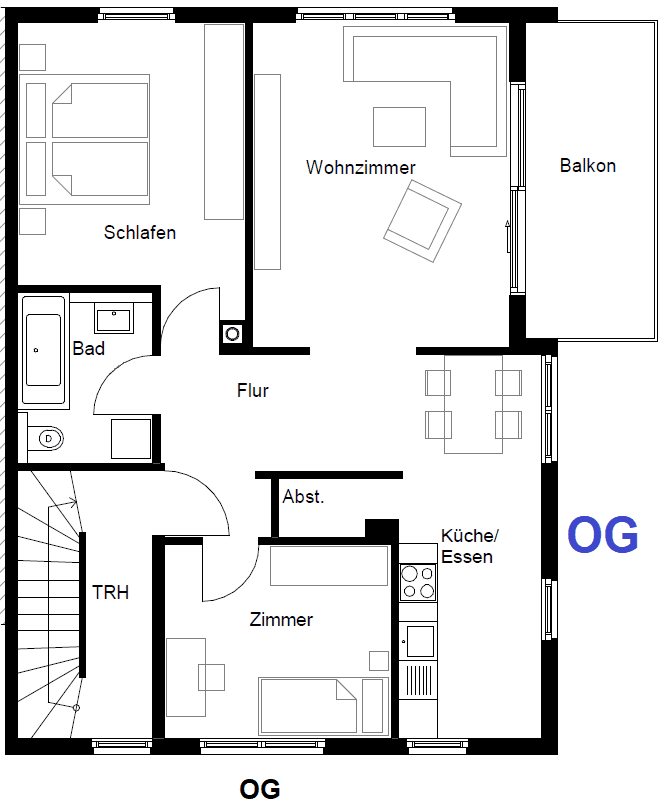 Prenájom bytu 3-izbový 85 m², Winnenden, Bádensko-Wurttembersko Prenájom bytu 3-izbový 85 m², Winnenden, Bádensko-Wurttembersko
