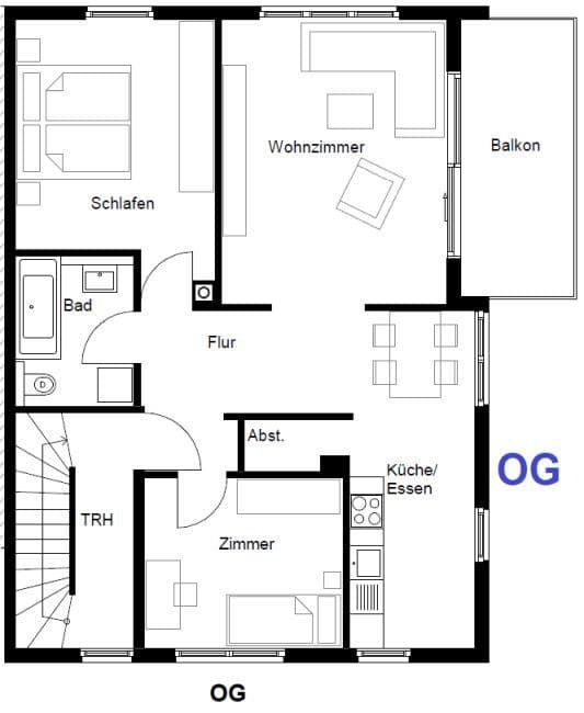 Prenájom bytu 3-izbový 85 m², Winnenden, Bádensko-Wurttembersko Prenájom bytu 3-izbový 85 m², Winnenden, Bádensko-Wurttembersko