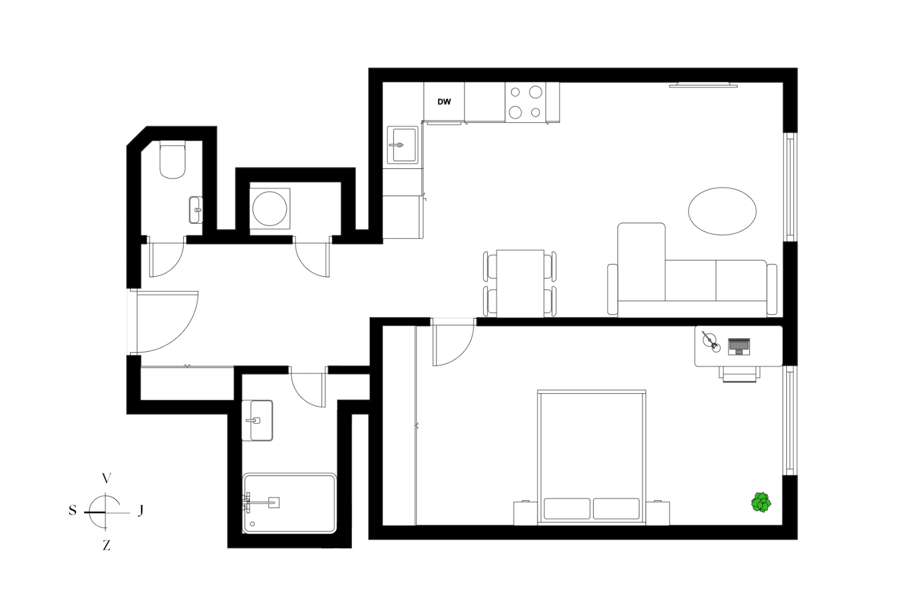 Predaj bytu 2-izbový 53 m², Kralická, Praha, Praha Predaj bytu 2-izbový 53 m², Kralická, Praha, Praha