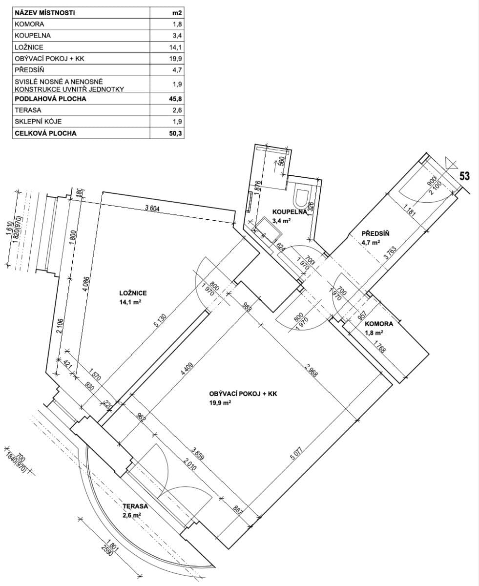 Predaj bytu 2-izbový 50 m², Lihovarská, Praha, Praha Predaj bytu 2-izbový 50 m², Lihovarská, Praha, Praha