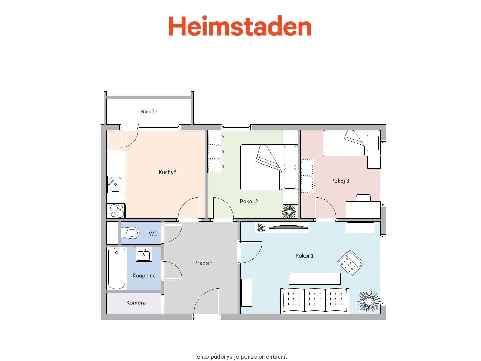 Prenájom bytu 3-izbový 66 m², Janského, Karviná, Moravskoslezský kraj Prenájom bytu 3-izbový 66 m², Janského, Karviná, Moravskoslezský kraj
