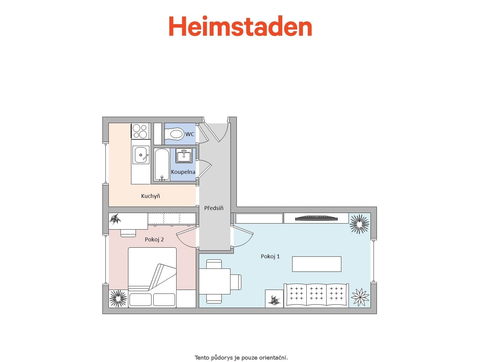 Prenájom bytu 2-izbový 53 m², Slovenská, Karviná, Moravskoslezský kraj Prenájom bytu 2-izbový 53 m², Slovenská, Karviná, Moravskoslezský kraj