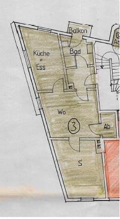 Prenájom bytu 2-izbový 55 m², Gerbergasse 31, Bad Kreuznach, Porýnie-Falcko Prenájom bytu 2-izbový 55 m², Gerbergasse 31, Bad Kreuznach, Porýnie-Falcko