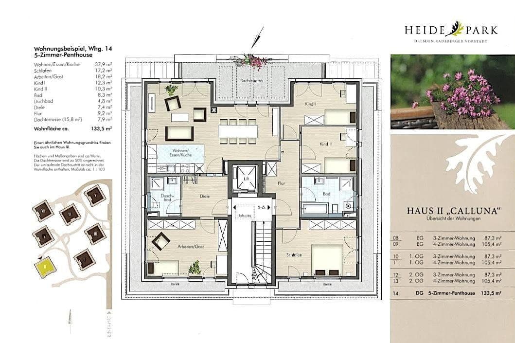 Predaj bytu 3-izbový 135 m², Heideparkstraße 8e, Dresden, Sasko Predaj bytu 3-izbový 135 m², Heideparkstraße 8e, Dresden, Sasko