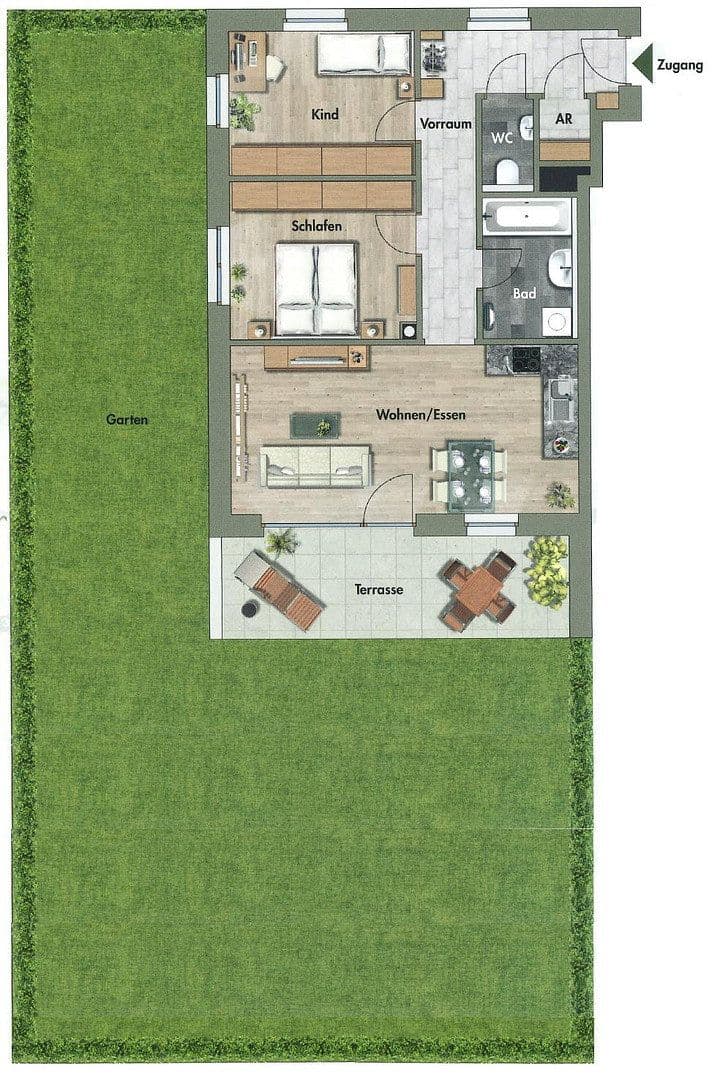 Prenájom bytu 3-izbový 66 m², Schmidapark, Großweikersdorf, Dolné Rakúsko Prenájom bytu 3-izbový 66 m², Schmidapark, Großweikersdorf, Dolné Rakúsko