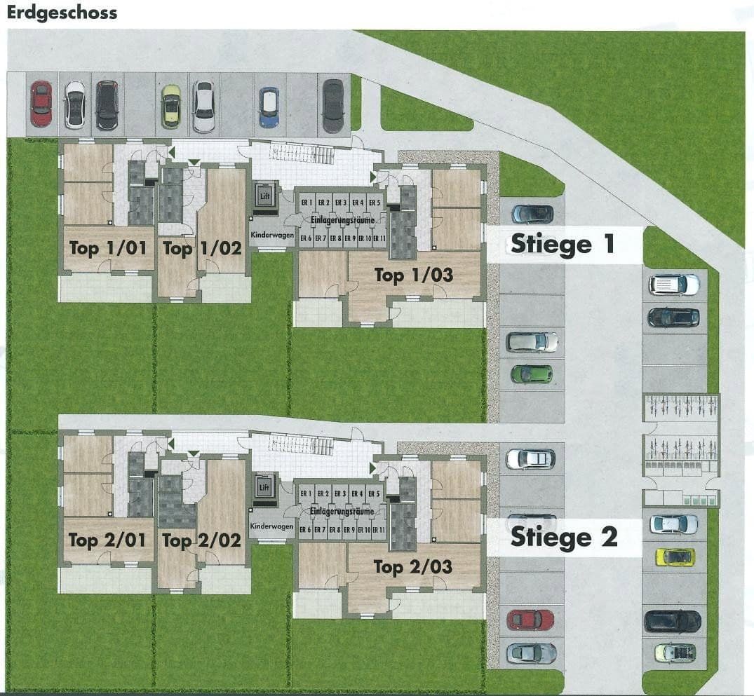 Prenájom bytu 3-izbový 66 m², Schmidapark, Großweikersdorf, Dolné Rakúsko Prenájom bytu 3-izbový 66 m², Schmidapark, Großweikersdorf, Dolné Rakúsko