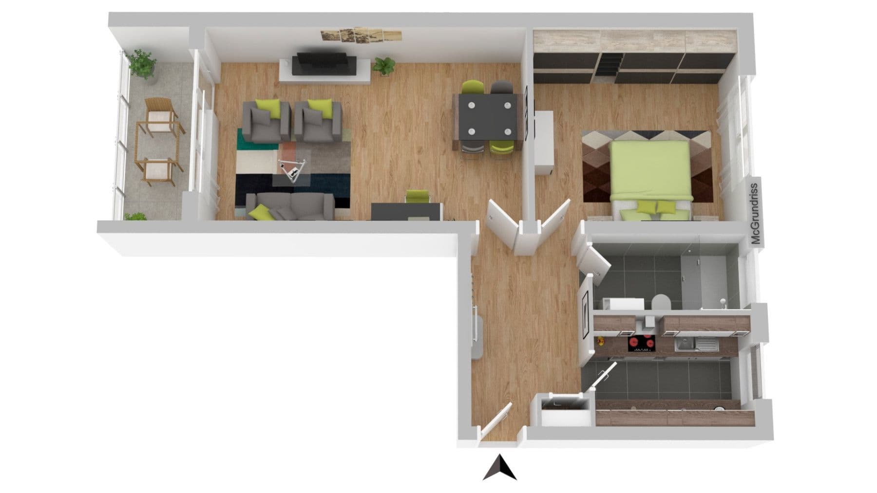 Prenájom bytu 2-izbový 62 m², Waldstr. 53, Berlin, Berlín Prenájom bytu 2-izbový 62 m², Waldstr. 53, Berlin, Berlín