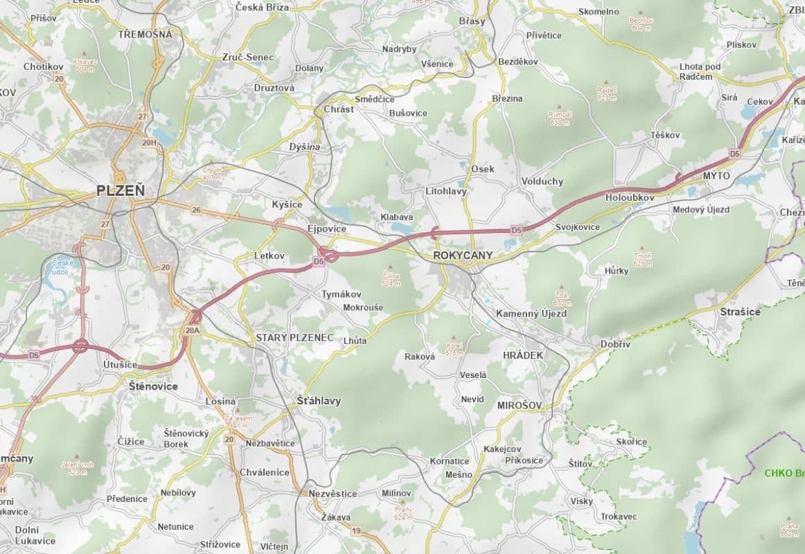 Predaj pozemku 11.010 m², Kamenný Újezd, Plzeňský kraj Predaj pozemku 11.010 m², Kamenný Újezd, Plzeňský kraj