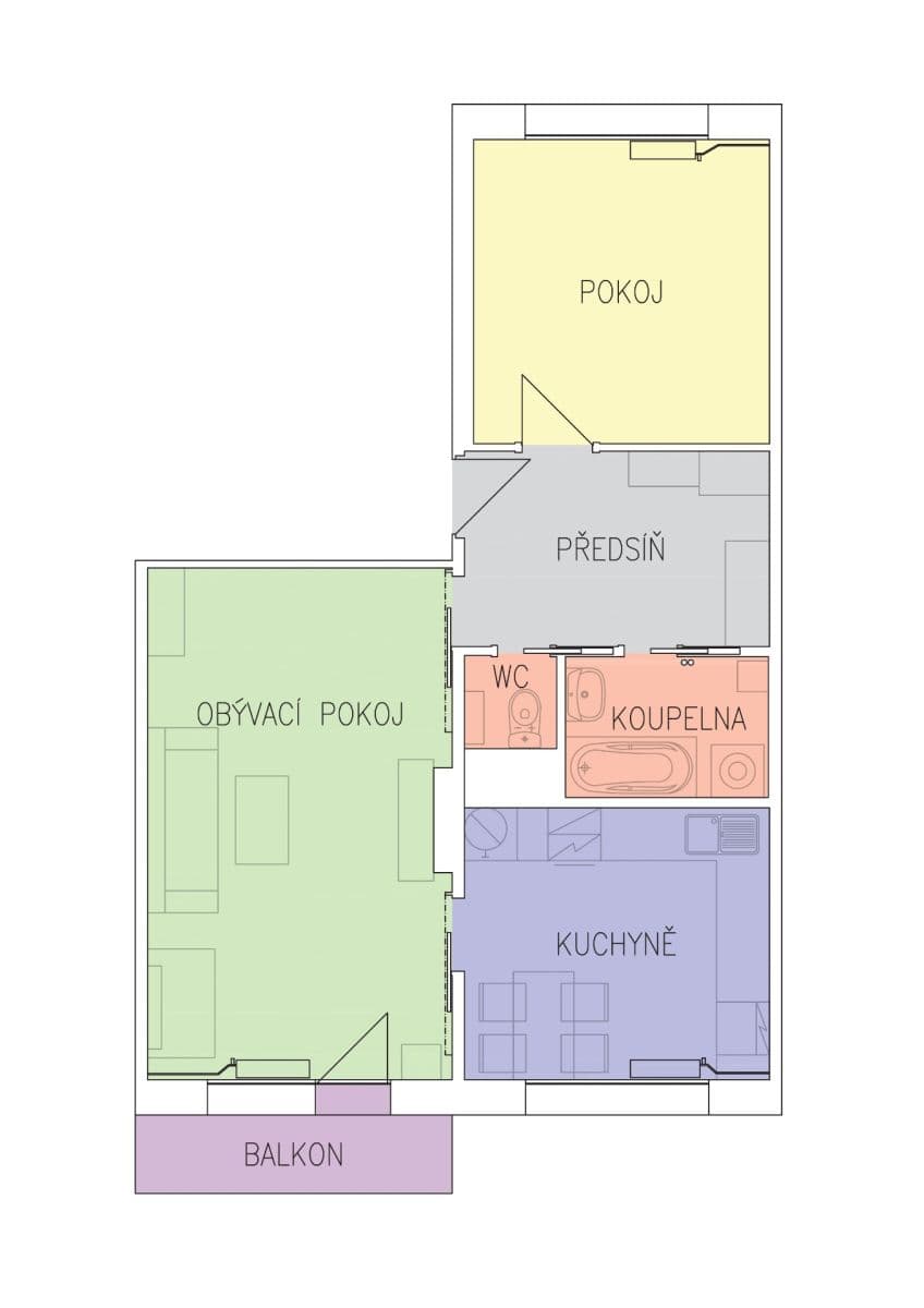 Predaj bytu 2-izbový 55 m², Pod Nemocnicí, Hranice, Olomoucký kraj Predaj bytu 2-izbový 55 m², Pod Nemocnicí, Hranice, Olomoucký kraj