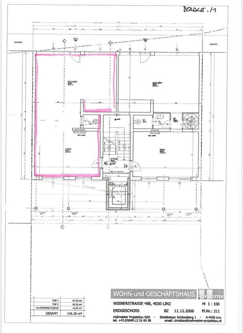 Prenájom kancelárie 80 m², Wienerstaße 488, Linz, Horné Rakúsko Prenájom kancelárie 80 m², Wienerstaße 488, Linz, Horné Rakúsko